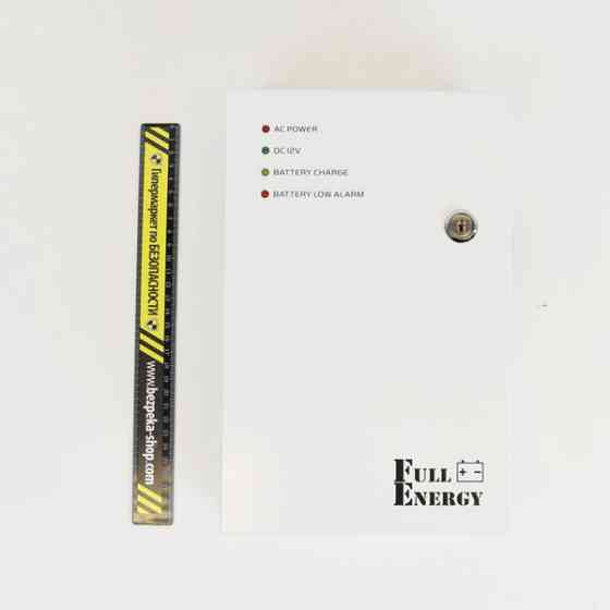 Блок безперебійного живлення Full Energy BBG-125-L для відеоспостереження 12В, 5А, під 18Аг акумулятор Київ