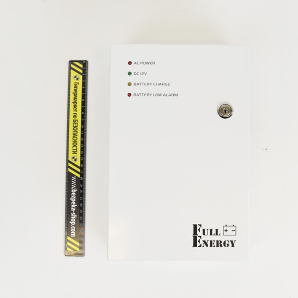 Блок безперебійного живлення Full Energy BBG-125-L для відеоспостереження 12В, 5А, під 18Аг акумулятор Київ - фото 5