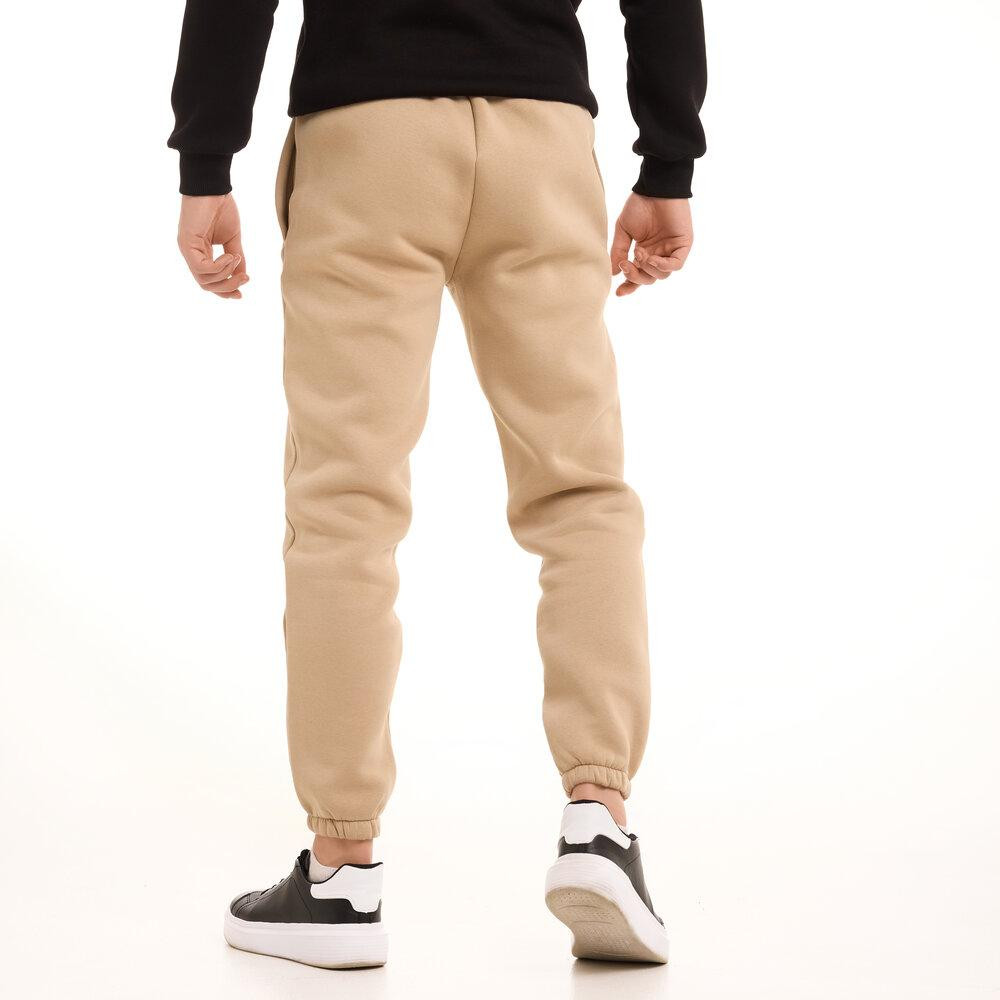 Чоловічі штани джогери з кишенями пісочні Pobedov 007 ЗИМА Київ - фото 4