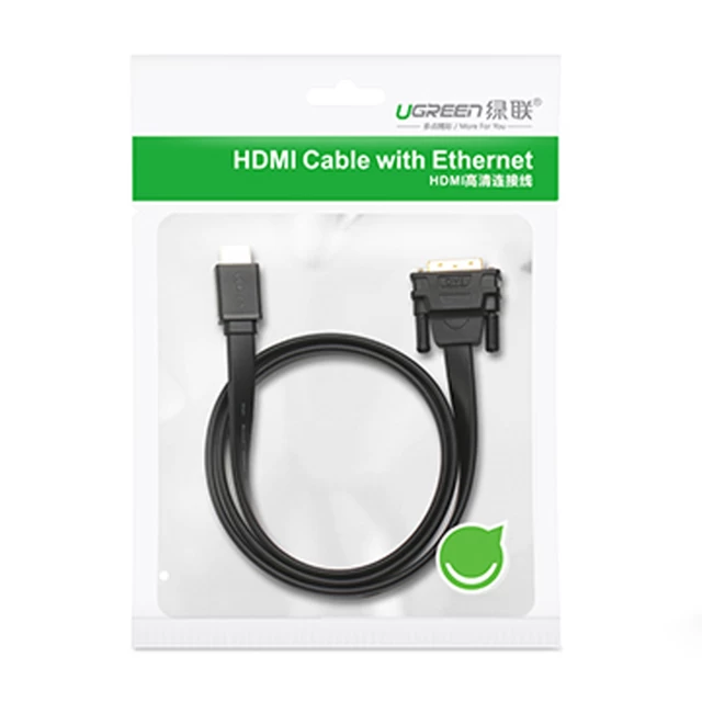 Кабель UGREEN HD106 HDMI to DVI Cable 2m (Black) (UGR-10135) Киев - изображение 8