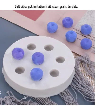 Молд силиконовый Голубика 70 мм серый Киев