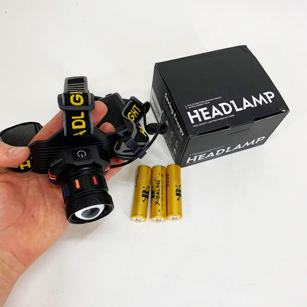 Ліхтар налобний BL-T701A-TG 3x18650 JZ-70 Львів - фото 8