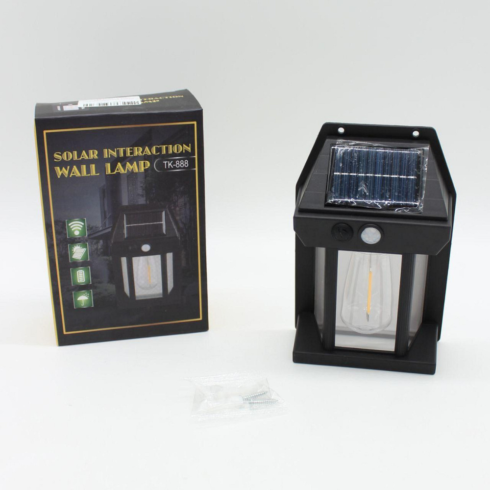 Вуличний світильник на сонячній батареї, SOLAR WALL LAMP ВK-888 / Акумуляторний ліхтар / Лед світильники Київ - фото 8