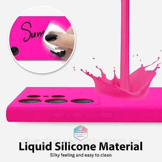 Samsung S24 Ultra S928 Силіконовий чохол Захист камери (яскравий) Одеса