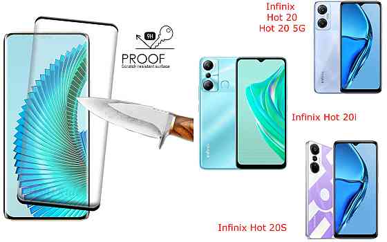 Захисне скло HyperGlass Pro для Infinix Hot 20, Hot 20 5G, Hot 20i, Hot 20S – максимальна чутливість та захист Київ