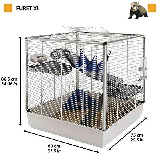 Клітка для тхорів і щурів Ferplast Furet Extra Large (Ферпласт Фюрет Екстра Лардж) Запоріжжя
