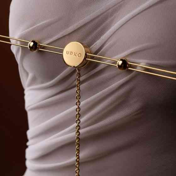 Двойные зажимы для сосков и набор цепочек для клитора Sex Aura Киев