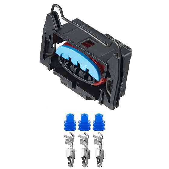 Роз'єм конектор 3-кон., Катушка Зажигания, метал, 3U2Z-14S411-TNA, WPT-517, 60400121, Ford Київ