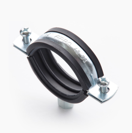 Хомут трубний 20-24мм 1/2" з комбінованою гайкою M8/M10 APRO Житомир