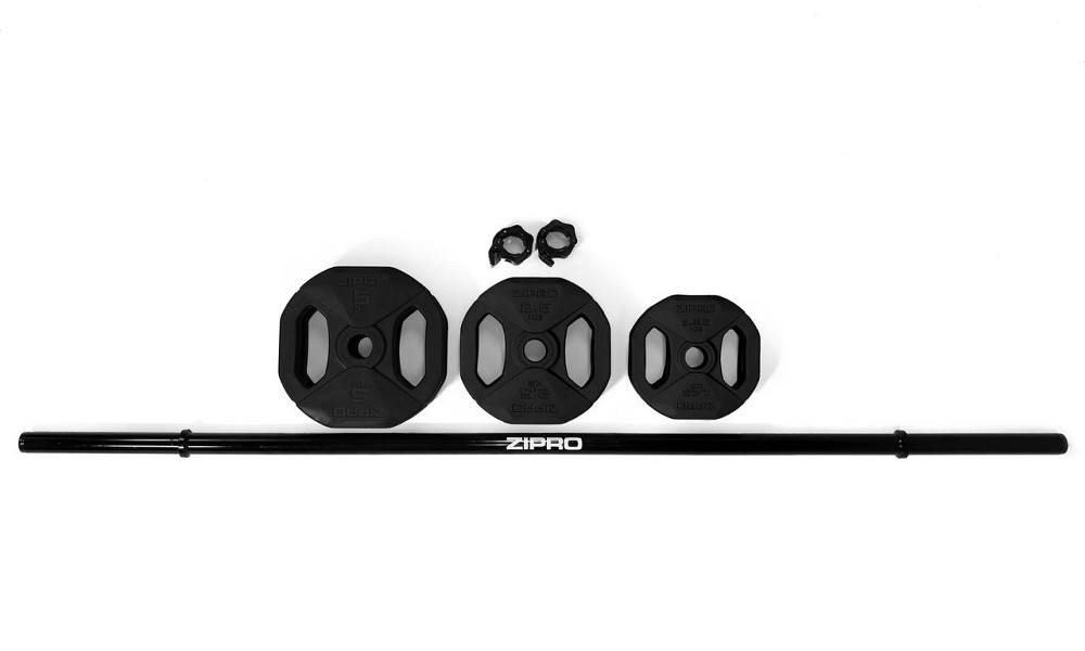 Штанга Body Pump Black Zipro с комплектом отягощений 20 кг Киев - изображение 7