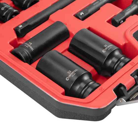 Набір головок та подовжувачів ударних 1/2