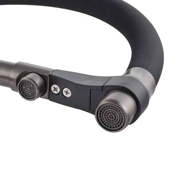 Кухонный смеситель MixxusPremium Gravity 021 графитовый с черным отражающим покрытием (MI6979) Харьков