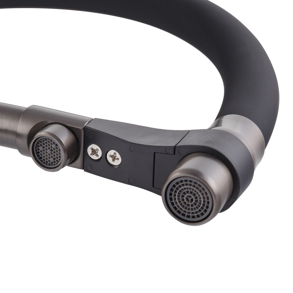 Кухонный смеситель MixxusPremium Gravity 021 графитовый с черным отражающим покрытием (MI6979) Харьков - изображение 5