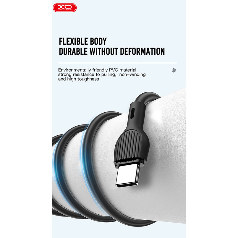 Кабель XO USB to Micro USB 2,1А 1м білий Львів - фото 5