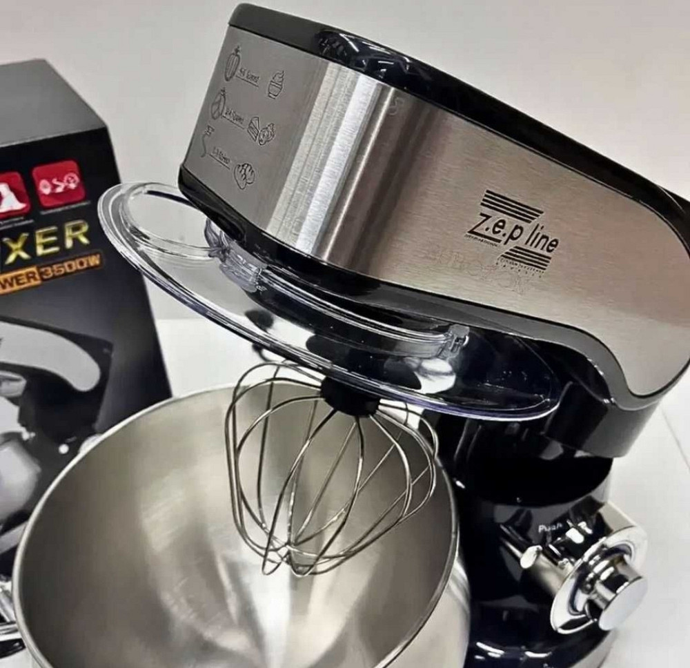 Тістоміс міксер комбайн кухонний тістомішалка тестомес з насадками 6л. Харків - фото 1