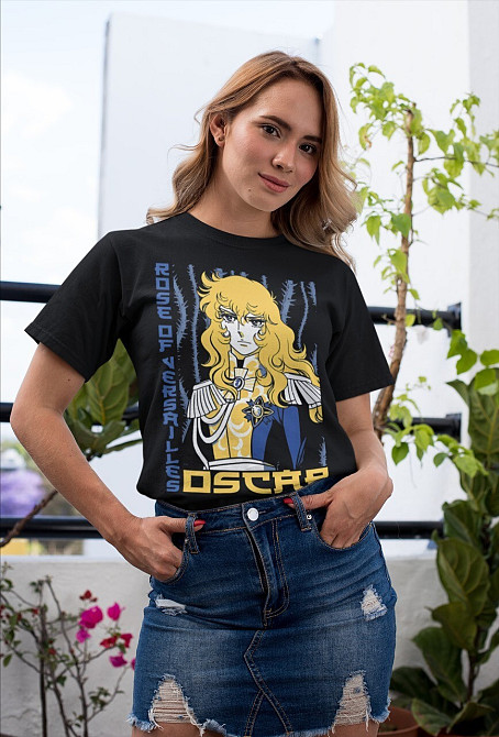 Футболка для хлопчика з аніме принтом Ретро Аніме Каваіі Ладй оверсайз (зріст від 165 до 180) Чорний AnimeJ0100m Дніпро - фото 2