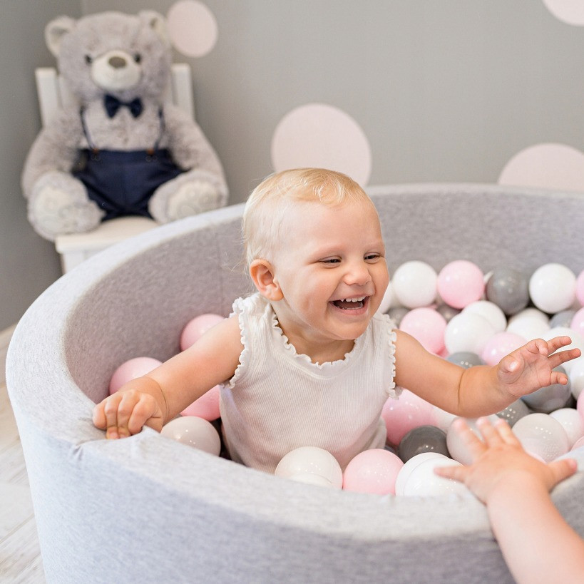 Сухой бассейн с шариками 400шт розовый Diego Киев - изображение 4