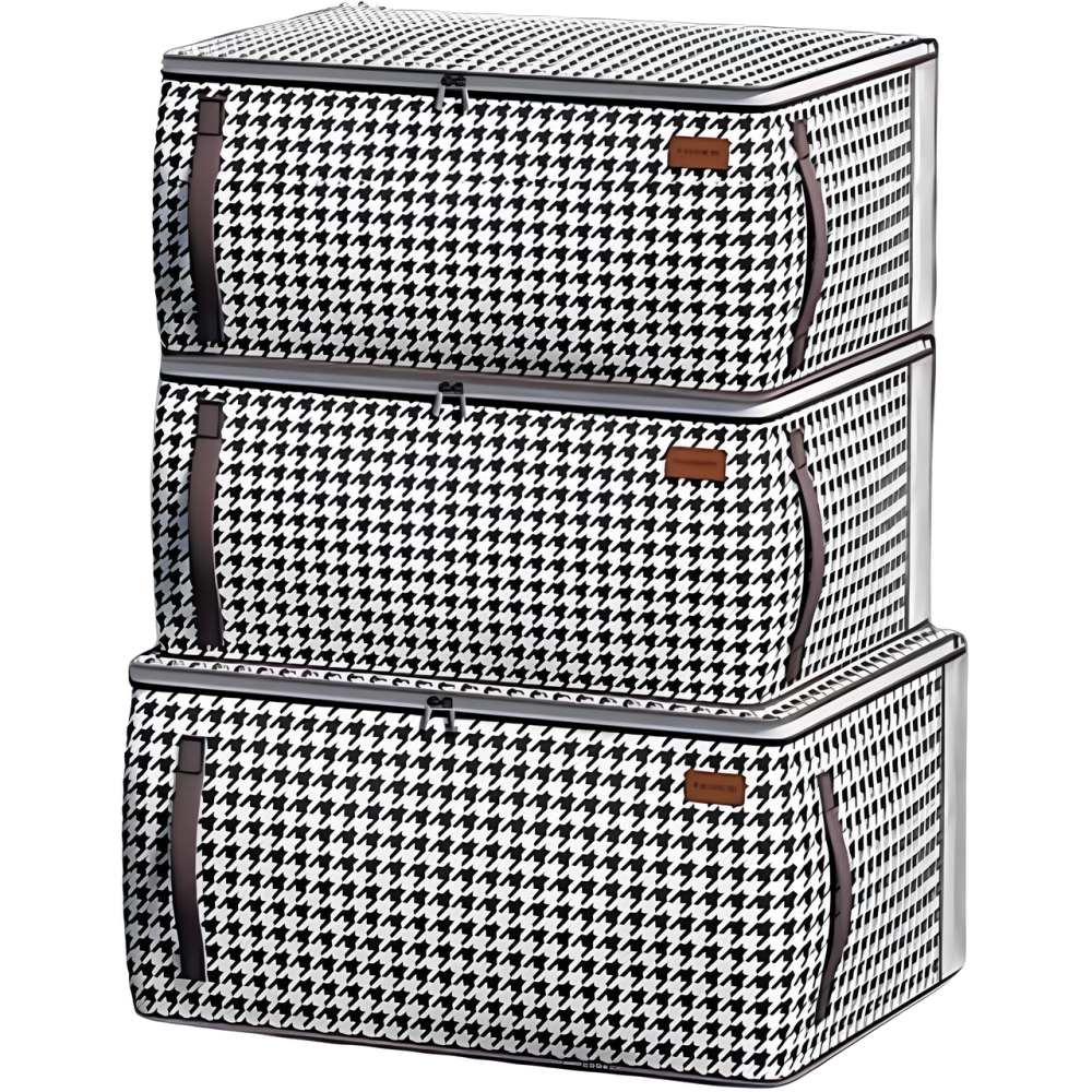 Комплект сумок 3 шт для одеял в шкаф с молнией Каменец-Подольский - изображение 8