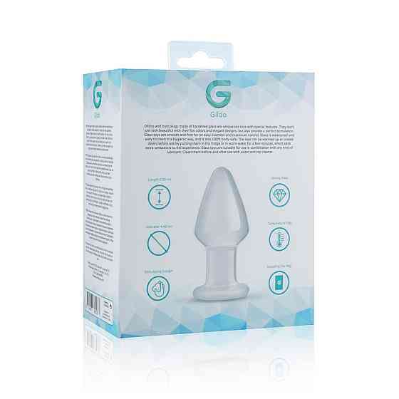 Стеклянная анальная пробка Gildo Glass Buttplug No. 25 Sex Aura Киев