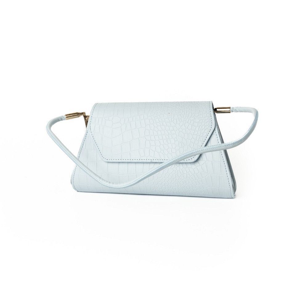 Сумка женская, стильный клатч, маленькая сумочка через плечо, мини сумка из кожзама, Голубая Каменец-Подольский - изображение 1