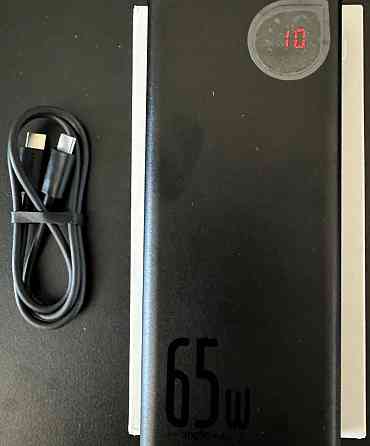 Павербанк Baseus Power Bank 65W 20000mAh чорний. Київ