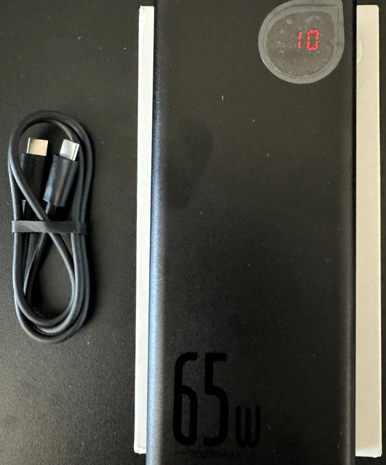 Павербанк Baseus Power Bank 65W 20000mAh черный. Киев - изображение 4