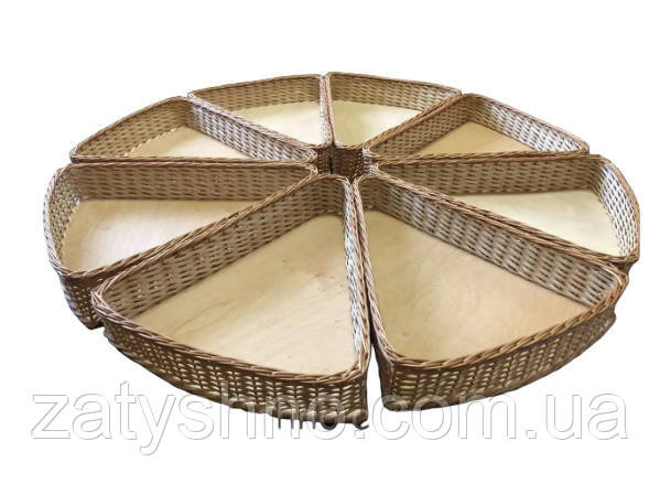 Плетеные лотки треугольные  круг из лозы Киев - изображение 1