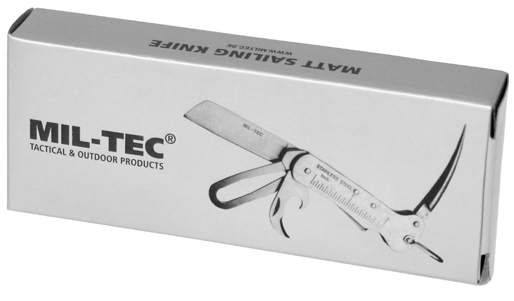 Многофункциональный матовый Мультитул со свайкой Mil-Tec (15326000) Нержавеющая сталь Нововолынск - изображение 9