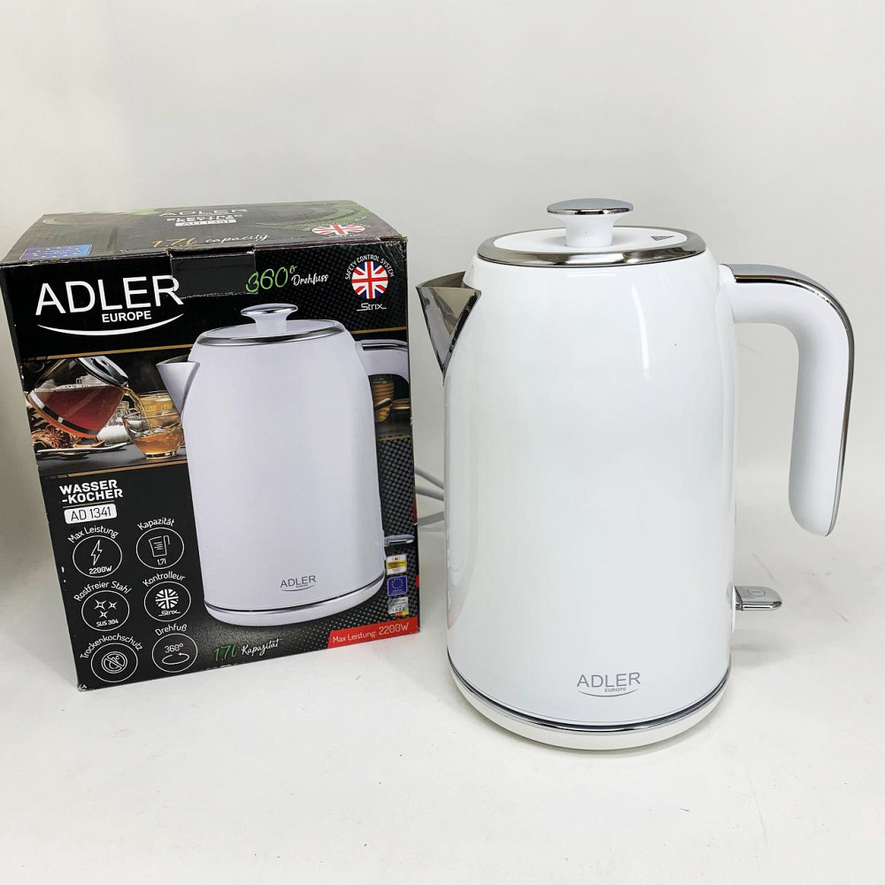Электрический чайник для дома на кухню Adler AD 1341 0.8л 1850Вт, Надежный электрический чайник HR-83 Львов - изображение 14