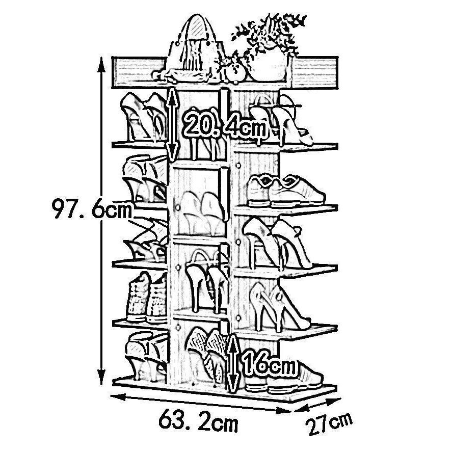 Полиця для взуття "Біаска" капучино Миколаїв - фото 2