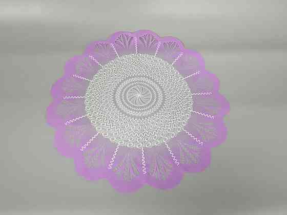 Серветка для квітів діаметром 50 см з рис, 100 шт No 333 (9) (100 шт.) Харків