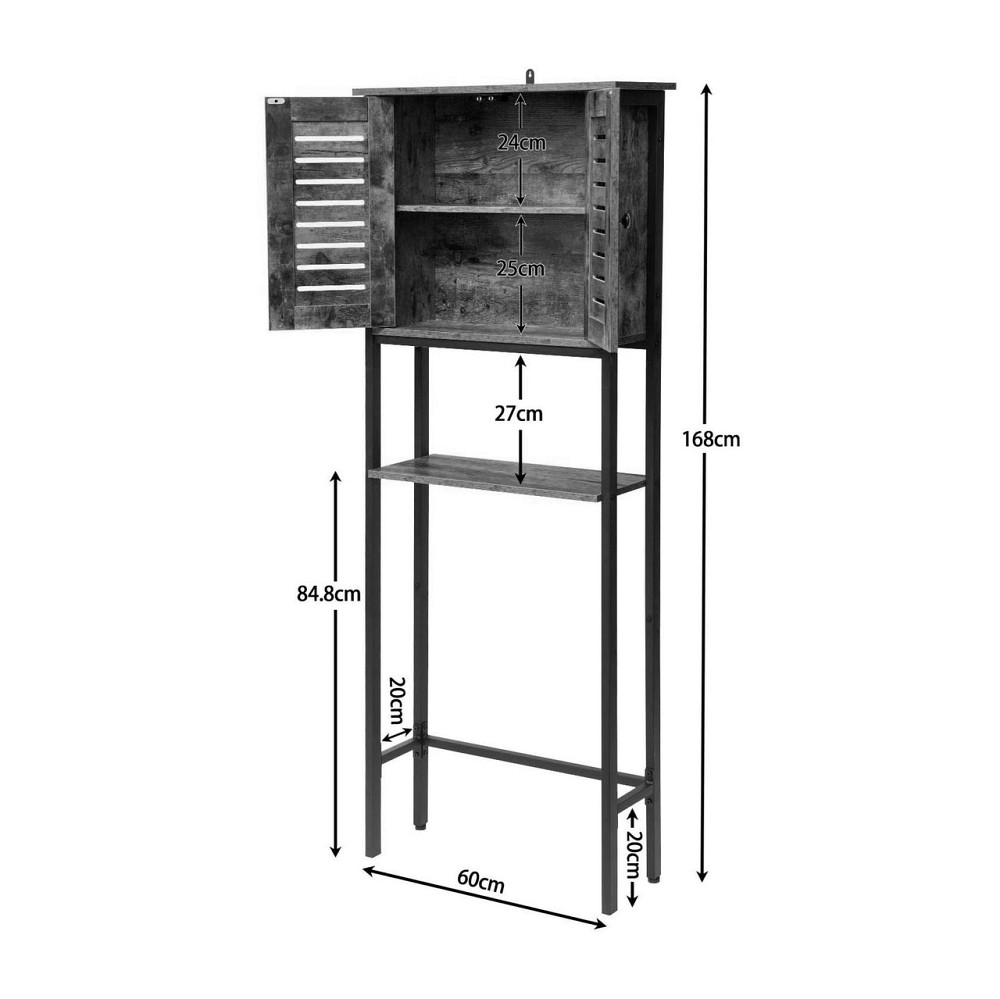 Стеллаж над унитазом 
