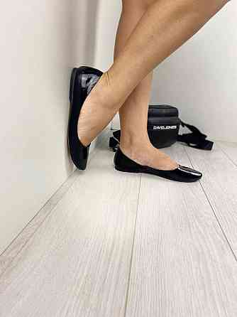 Valiente Балетки жіночі VALIENTE Эльза чорні (весна-осінь, шкіра лакована) (3455) лише 37р.38р. Коломия