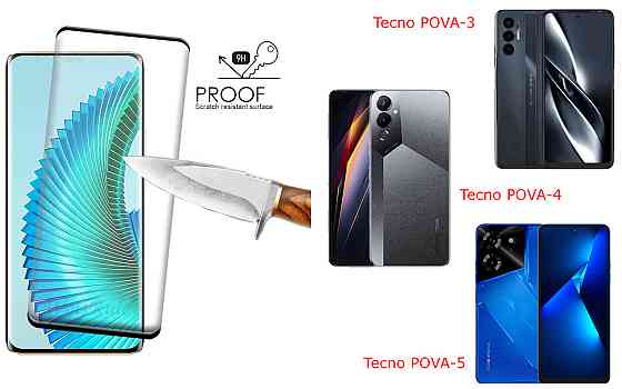 Захисне скло HyperGlass Pro для Tecno POVA-3, POVA-4, POVA-5 – максимальна чутливість та захист Київ