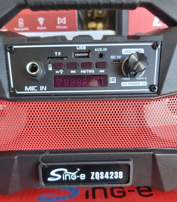 Акустическая система (колонка) ZQS4238 с подсветкой Винница - изображение 6