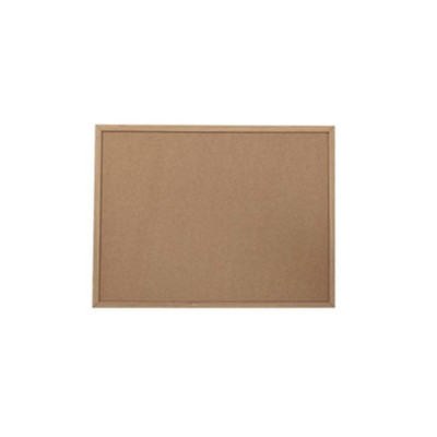 Офисная доска H-Tone пробковая 40х60 см, деревянная рамка (BOARD-HT-JJ411312-2) Винница - изображение 1