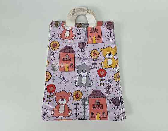 Пакет із петльовою ручкою спр "Ведмедь" (30х40) Ліоні (50 шт.) Харків