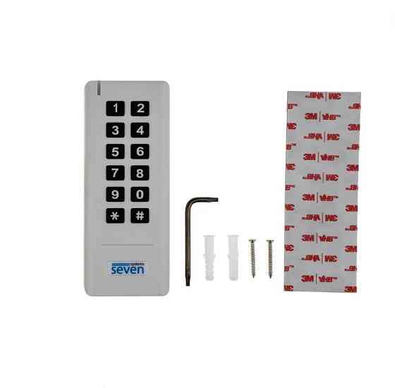Бездротовий комплект контролю доступу з радіобрелками SEVEN LOCK SL-7705r Київ