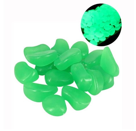 Фосфорні салатові камені в акваріум - у наборі 10штук, (розмір одного каменю 1,5-2,5 см) Київ - фото 2