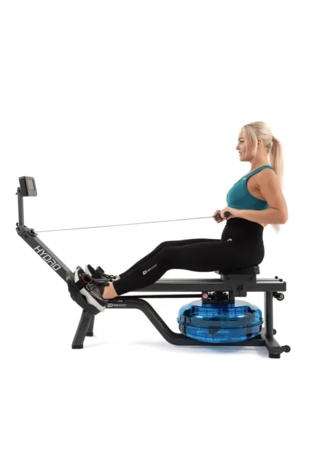 Гребний тренажер Hop-Sport HS-095R Spike електромагнітний + мат чорний Київ - фото 2