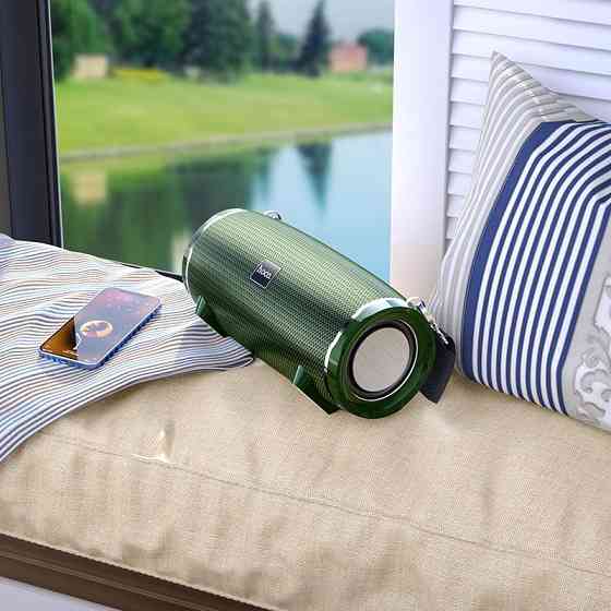 Портативна колонка HOCO HC5 Dark Green для спорту Київ