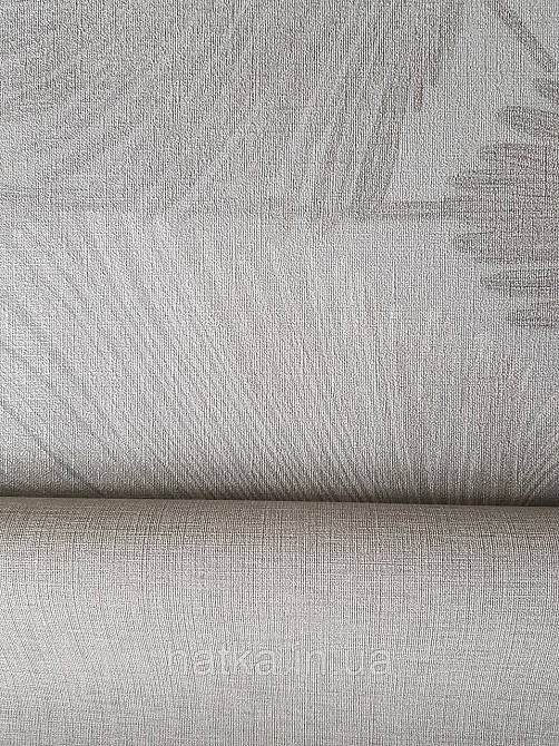 Шпалери вінілові на флізеліні AS creation Metropolitan stories By Time 0,53х10 листя папороті сріблясті сірі Київ - фото 3