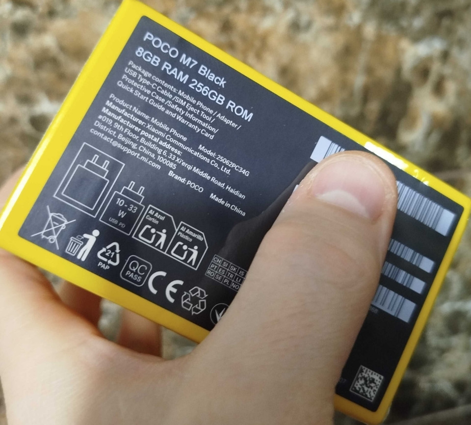 Смартфон Xiaomi Poco M7 global NFC 8/256Гб Black | 7000mAh 144Гц. Киев - изображение 3