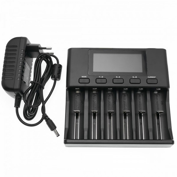 Зарядний пристрій LiitoKala Lii-S6, 6x(Lion/LiFePO4/NiMH/NiCd), Auto Polarity, Display (Lii-S6) Киев - изображение 5