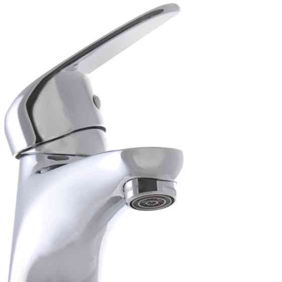 Смеситель для умывальника Haiba Magic 001 с красной ручкой HB0684 Харьков