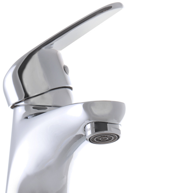 Смеситель для умывальника Haiba Magic 001 с красной ручкой HB0684 Харьков - изображение 4