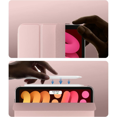 Чехол для планшета BeCover Tri Fold Hard Apple iPad Mini 7 2024 Rose Gold (712456) Винница - изображение 4
