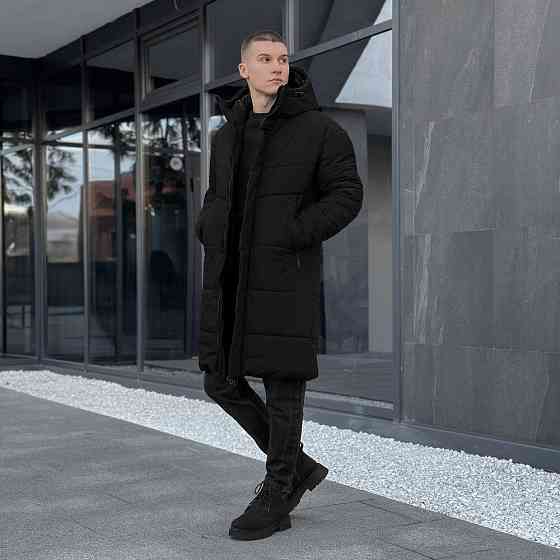 Мужская зимняя куртка черная Pobedov Legas Киев