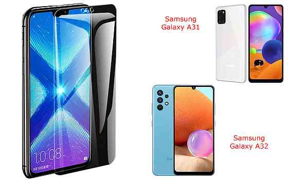 Защитное стекло NeoGlass для Samsung Galaxy A31, Galaxy A32 – ультрапрозрачное и устойчивое Киев