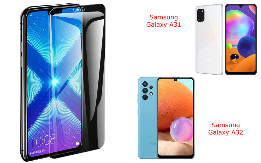 Защитное стекло NeoGlass для Samsung Galaxy A31, Galaxy A32 – ультрапрозрачное и устойчивое Киев - изображение 2